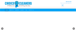 Desktop Screenshot of choicecleaners.net