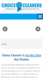Mobile Screenshot of choicecleaners.net